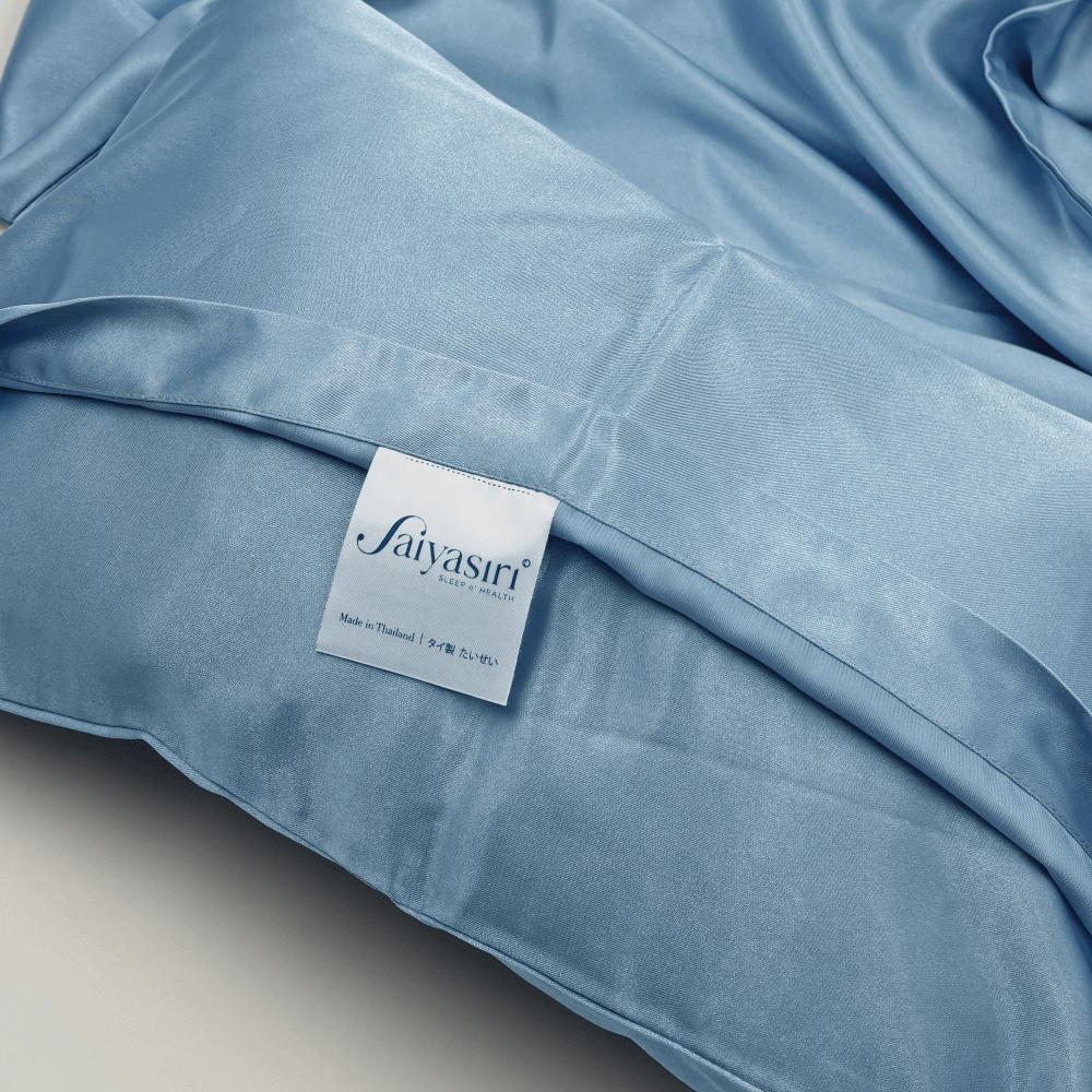 ปลอกหมอนหนุน SAIYASIRI รุ่น SIGNATURE ขนาด QUEEN SIZE 20X30  นิ้ว สี WHITE PEARL